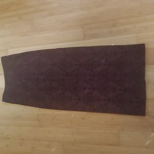 Burgundy Skirt